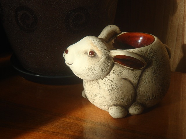 keramický králík